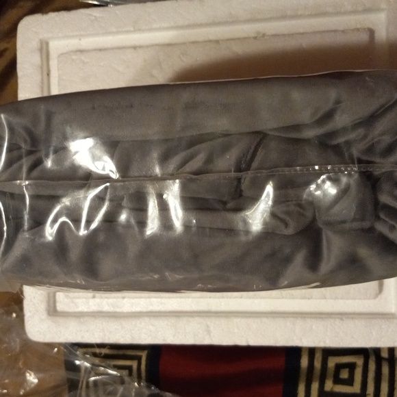 510 design 2 pc window panel set 37W  inch x 95L gray new open pack oeko tex - Picture 3 of 3